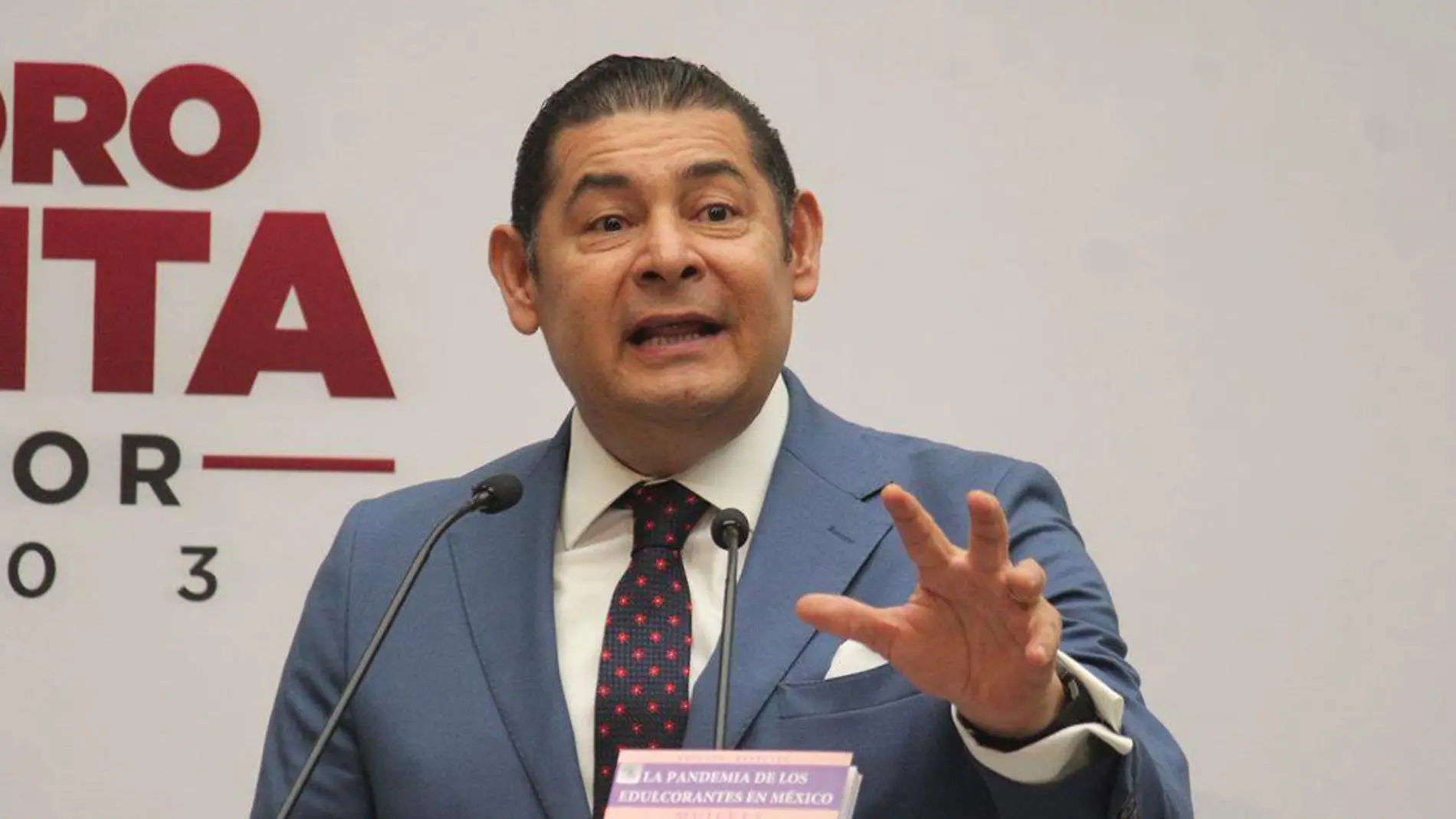 El gobernador electo de Puebla, Alejandro Armenta Mier